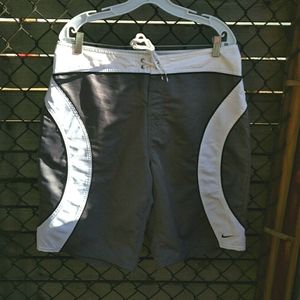 Nike Men's Vintage Swim Board Gray Shorts Size 32 Trunks